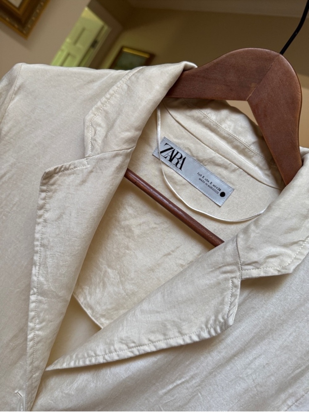Nfs❌ZARA 100% lyocell blazer with lapel collar - Picture 6 of 7
